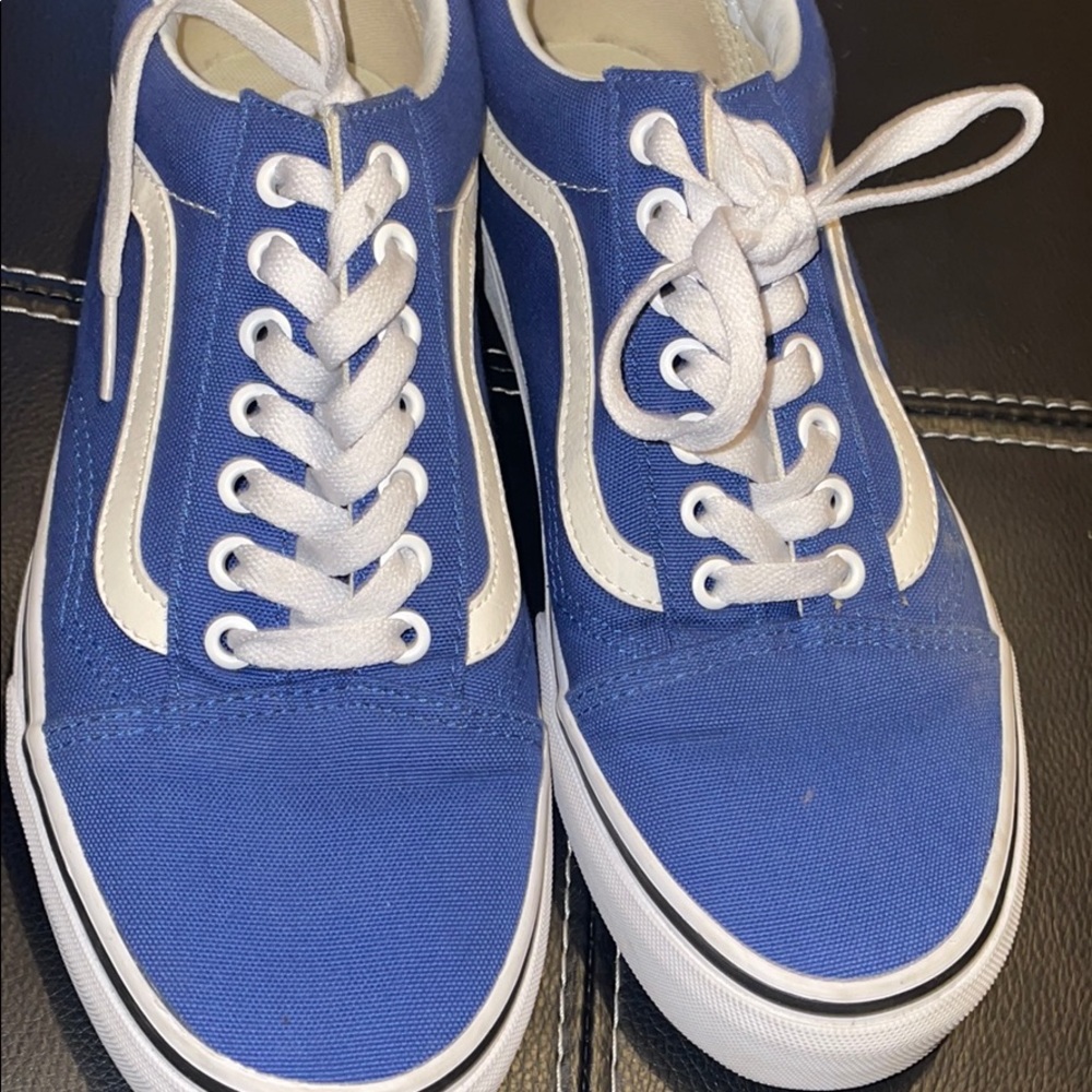 Blue Classic Vans sneakers